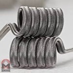 Pre-Rolled Coils - Am Kustohm Handcrafted Alien 5 Wrap 0.12 Ohm/Dual